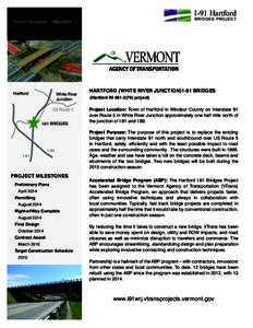 I-91 Hartford Project Factsheet Hartford  White River