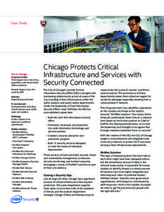 Case Study  City of Chicago Customer Profile Third largest city in the US by population, with almost three