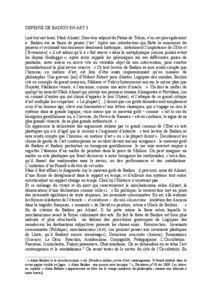 DEFENSE DE BADIOU EN ART 3 Last but not least, Mark Alizart, Directeur adjoint du Palais de Tokyo, s’en est pris également à Badiou sur sa façon de penser l’art.1 Après une introduction qui flatte la renommée du