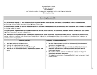 Microsoft Word - 11th Grade Curriculum Unit 1.docx