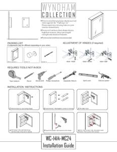 WC-1414-MC24-INSTALLATION