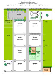 Cranbourne Cemetery Schematic plan [Not to scale] All section rows numbered from central roadway outwards and from front to back. Cranbourne-Frankston Road (Sladen Street)  Cranbourne-Frankston Road (Sladen Street)