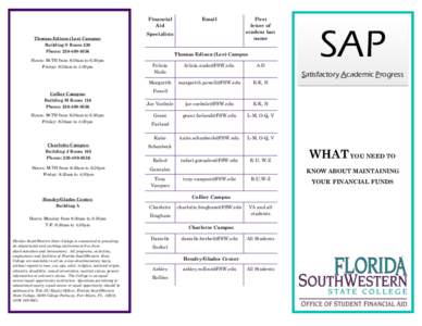 Academic transfer / Student financial aid / Grants / United States Department of Education / Student financial aid in the United States / SAP AG / Grade / Course credit / Pell Grant / Education / Academia / Knowledge