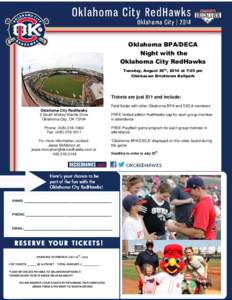 Oklahoma City / DECA / Bricktown / Mickey Mantle / Oklahoma / Baseball / Geography of Oklahoma / RedHawks Field at Bricktown