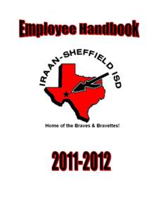 Texas / Iraan-Sheffield Independent School District / Iraan /  Texas / Employee handbook