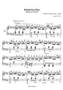 Etüde Ges-Dur „Schwarze Tasten“ Frédéric Chopin[removed])