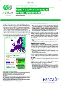 Heads of European Radiological Protection Competent Authorities / COCIR / Ionizing radiation / Radiation protection / Radiation therapy / Food and Drug Administration / Medicine / Radiobiology / Health