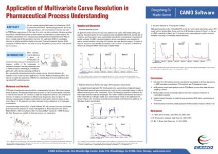 Application of Multivariate Curve Resolution in Pharmaceutical Process Understanding
