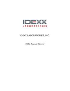 IDEXX LABORATORIES, INCAnnual Report  