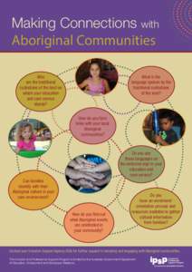 Making Connections with Aboriginal Communities What is the language spoken by the traditional custodians of the land?