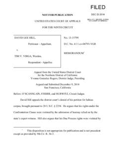 FILED NOT FOR PUBLICATION UNITED STATES COURT OF APPEALS DEC[removed]MOLLY C. DWYER, CLERK