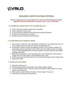 How to Join:Certification Criteria