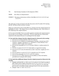 6JSC/LC/31/rev December 15, 2014 Page 1 of 26 TO: