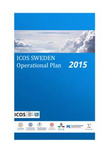 ICOS SWEDEN Operational Plan 2015  ICOS Sweden Operational Plan 2015