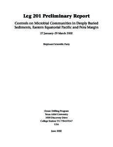 Methanogen / Microbiology / Gerald R. Dickens / Methanotroph / Lamont–Doherty Earth Observatory / Oceanography / Biology / Earth / Education / Anaerobic digestion / Archaea / Environmental microbiology