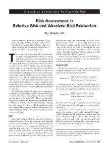 Health / Pharmacology / Statistics / Number needed to treat / Absolute risk reduction / Relative risk / Number needed to harm / Placebo / Risk / Epidemiology / Medical statistics / Medicine