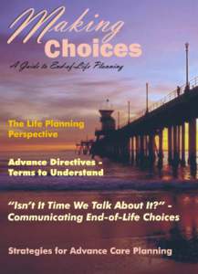 Making Choices[removed]Message from Governor Bush Floridians are living longer today than at any point in our history. And thanks to advances in technology, we are living a better quality of life. With these advances ofte