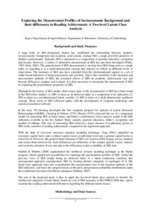 Exploring the Measurement Profiles of Socioeconomic Background and their differences in Reading Achievement: A Two-level Latent Class Analysis