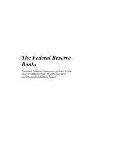 Federal Reserve Banks, combined financial statements