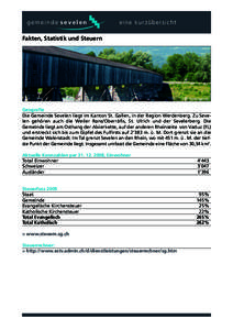 gemeinde sevelen  eine kurzübersicht Fakten, Statistik und Steuern