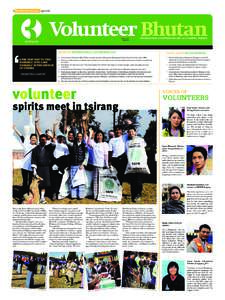 United Nations Volunteers / Volunteering / Thimphu / Damphu /  Tsirang / Tsirang District / Outline of Bhutan / Asia / Bhutan / Sociology