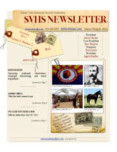  Sierra Vista Historical Society Newsletter