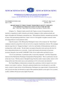 Walking / Road safety / Traffic law / Washington metropolitan area / Pedestrian crossing / Metropolitan Washington Council of Governments / Pedestrian / Takoma Park /  Maryland / Traffic / Transport / Land transport / Baltimore–Washington metropolitan area