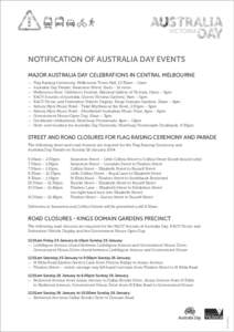 Australia Day 2014 Victoria Brandmark Mono