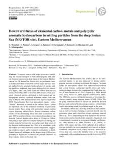 Origin of life / Polycyclic aromatic hydrocarbons / Aromatic hydrocarbon / Fluoranthene / Flux / Soot / Perylene / Particulates / Isotopic labeling / Chemistry / Astrochemistry / Carcinogens
