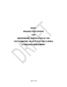 Psychometrics / Validity / Standardized test / Evaluation / Test validity / Science / Evaluation methods / Government procurement in the United States / Educational psychology / Education / Philosophy of science