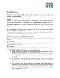 International relations / Islamic terrorism / Al-Qaeda / Al-Shabaab / Somali Civil War / Somalia / Counter-terrorism / Uganda / Kampala / Geography of Africa / Africa / Kampala District