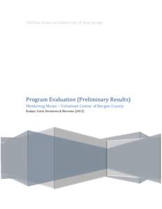 Program Evaluation (Preliminary Results)