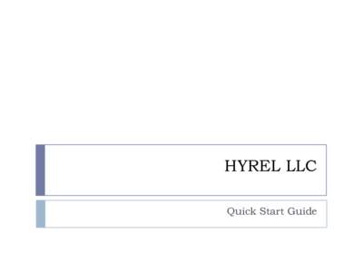 HYREL LLC Quick Start Guide Unbox 1