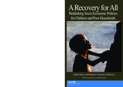 A Recovery for All  “This book offers a critical review of the social effects of the ongoing crisis and