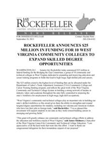 Pierpont Community and Technical College / West Virginia Community and Technical College System / Mountwest Community and Technical College / Community college / Blue Ridge Community and Technical College / New River Community and Technical College / West Virginia / North Central Association of Colleges and Schools / Bridgemont Community and Technical College