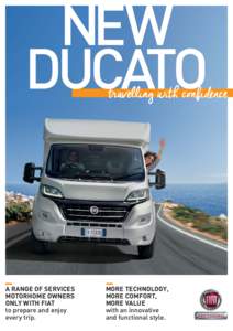 NEW DUCATO travelling with confidence  A RANGE OF SERVICES