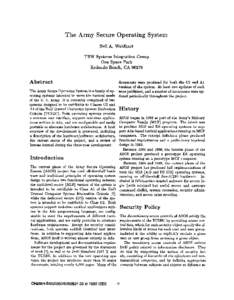 National Security Agency / Trusted computing / Trusted computing base / Trusted Computer System Evaluation Criteria / Operating system / Mandatory access control / Kernel / Ring / Device driver / Computer security / Computer architecture / Computing