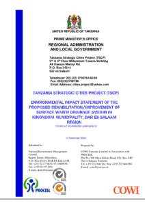 Dar es Salaam Region / Kinondoni / Sinza / Dar es Salaam / Temeke / Environmental impact assessment / Makumbusho / Goba / Wards of Tanzania / Geography of Tanzania / Geography of Africa