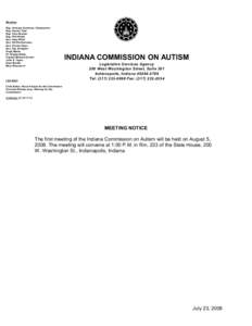 Members Rep. Vanessa Summers, Chairperson Rep. Dennis Tyler Rep. Cleo Duncan Rep. Phil Hinkle Sen. Gary Dillon