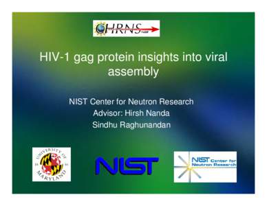 Characterizing the HIV-1 gag protein on model membranes