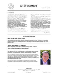 Microsoft Word - STEP Newsletter April 2009.doc