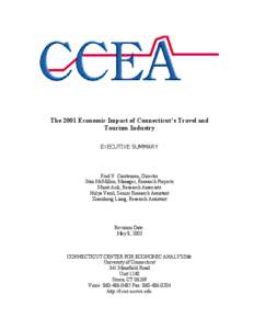 Microsoft Word - The 2001 Economic Impact of Connecticut Exec Sum.doc