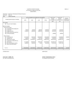 QUARTERLY REPORT OF INCOME For the Quarter Ending JUNE 30, 2014 CONSOLIDATED BAR No. 3