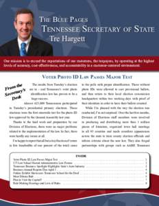State of Franklin / Tre Hargett / Index of Tennessee-related articles / Tennessee / State governments of the United States / Southern United States
