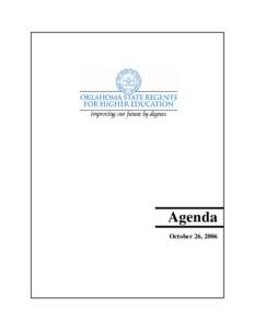 Association of Public and Land-Grant Universities / American Association of State Colleges and Universities / Oklahoma State Regents for Higher Education / Oklahoma City Community College / Nanotechnology / University of Oklahoma / Regents Examinations / Oklahoma State System of Higher Education / Nanotechnology education / Oklahoma / North Central Association of Colleges and Schools / Education in the United States