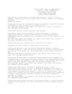 DAKOTA COUNTY BOARD OF COMMISSIONERS January 12, 1999 PROCEEDINGS Re-organizational Meeting COUNTY BOARD MEETING ROOM DAKOTA COUNTY COURTHOUSE Chair Hartnett called their re-organizational meeting to order at 1:30 p.m.