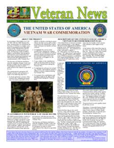 FREE  Volume 2 — Issue 11 — Printed Monthly ABOUT THE PROJECT In Accordance With Public LawSEC.598; the 2008 National Defense Authorization Act authorized the