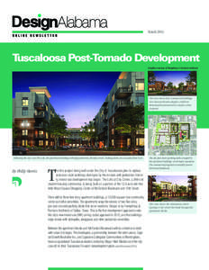 March[removed]Tuscaloosa Post-Tornado Development Graphics courtesy of Humphreys & Partners Architects  This view shows how commercial buildings