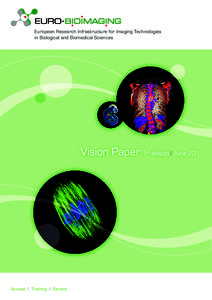 European Research Infrastructure for Imaging Technologies in Biological and Biomedical Sciences Vision Paper 1  st