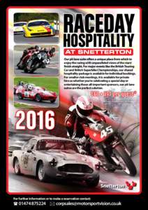 SN Raceday Hospitality 2016